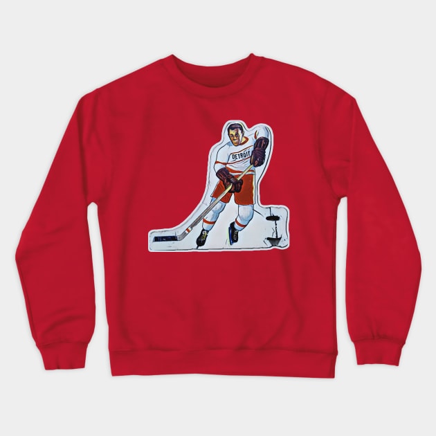 Coleco Table Hockey Players - Detroit Red Wings Crewneck Sweatshirt by mafmove